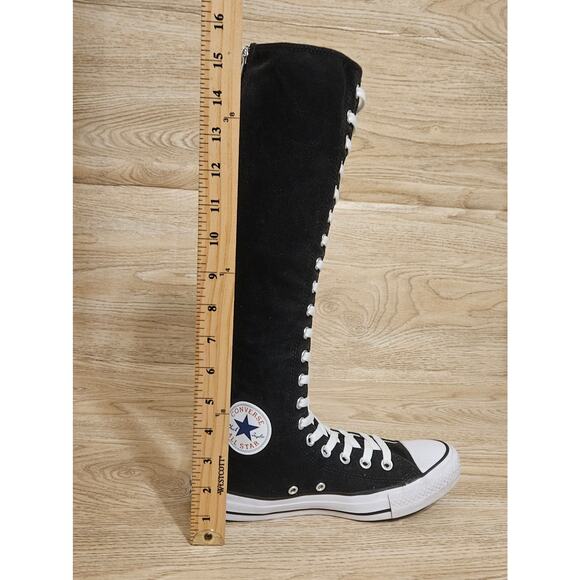 Converse All-Star Chuck Taylor XXHI Black Knee High Sneakers Size Womens 7 Men 5 - Picture 7 of 12